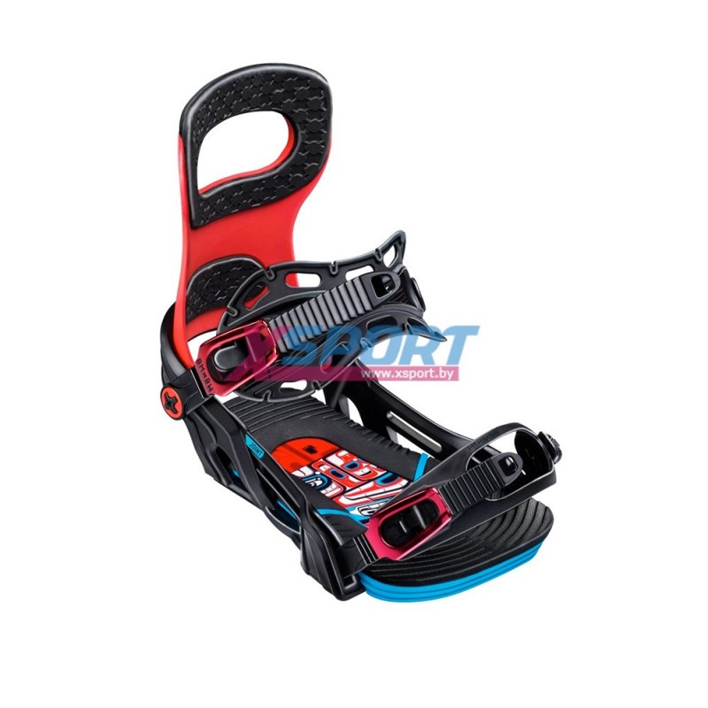 Крепление для сноуборда Bent Metal Joint Black-Red 20